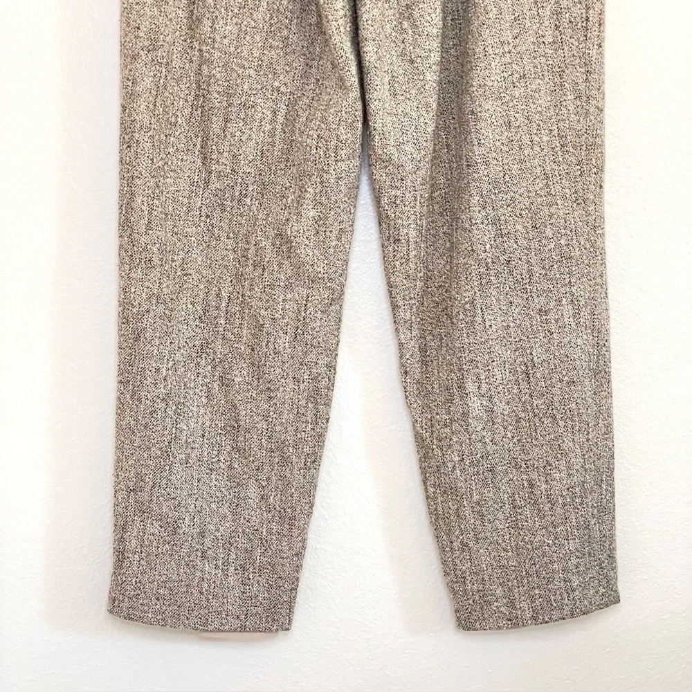 Aritzia Babaton Conan Pant Speckled Tweed Cotton Wool Silk Blend Crop Trouser 2